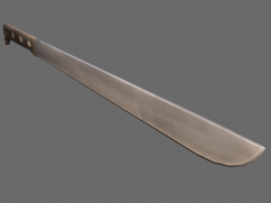 stylized machete 3D-Modell