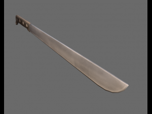 stylized machete 3D-Modell