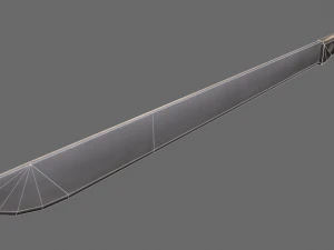 stilisierte Machete 3D Modell
