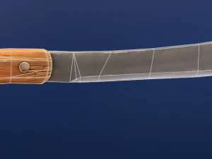 stylized machete 3D Model