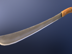 stylized machete 3D Model