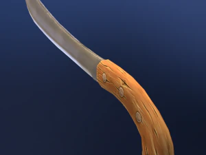 stylized machete 3D Model