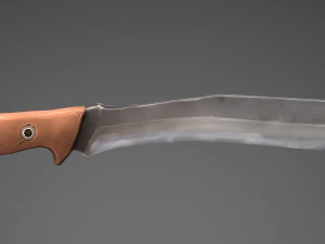 стилизованный мачете 3D Модель
