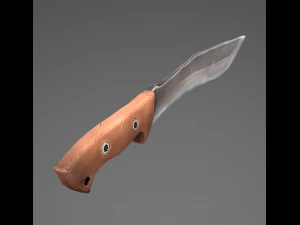 stylized machete 3D Model