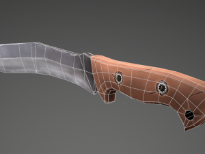 stylized machete 3Dモデル