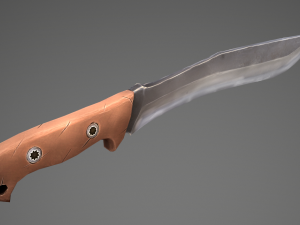 stylized machete 3Dモデル