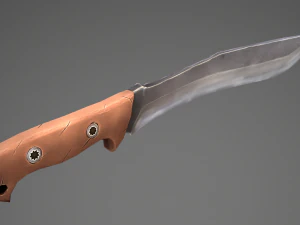 stylized machete 3D Model