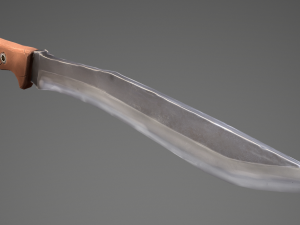 stylized machete 3Dモデル