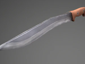 stylized machete 3D Model