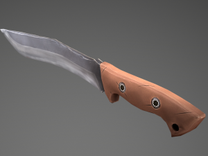 stylized machete 3Dモデル