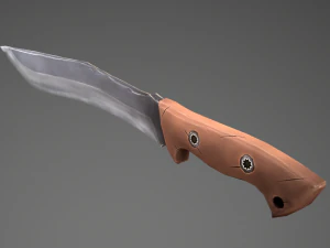 stylized machete 3D Model