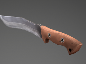 stylized machete 3Dモデル