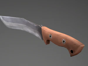 stylized machete 3D Model