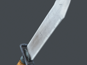 stylized sword set 3D मॉडल
