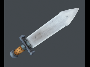 stylized sword set 3D मॉडल