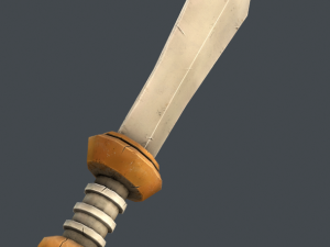 stylized sword set 3D मॉडल