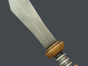 stylized sword set 3D मॉडल
