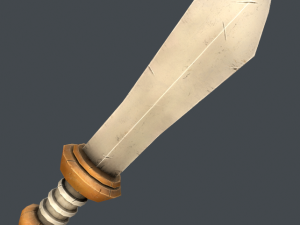 stylized sword set 3D मॉडल