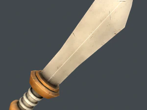 stylized sword set 3D Model