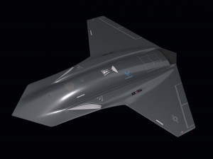 Thanatos Tactical UAV from Kratos 3D-Modell