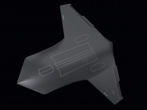 Thanatos Tactical UAV from Kratos 3D-Modell