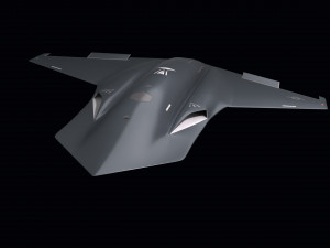 Thanatos Tactical UAV from Kratos 3D-Modell
