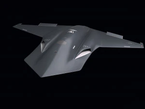 Thanatos Tactical UAV from Kratos 3D Model