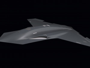 Thanatos Tactical UAV from Kratos 3D-Modell