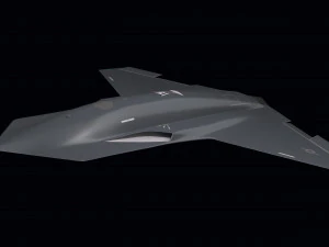 Thanatos Tactical UAV from Kratos 3D Model