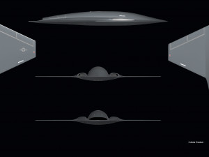 Thanatos Tactical UAV from Kratos 3D-Modell