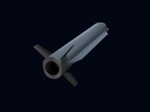 Tyrfing 3SM Missile 3D Модель