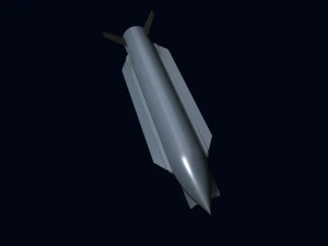 Tyrfing 3SM Missile 3D Model