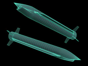 Tyrfing 3SM Missile 3D Model