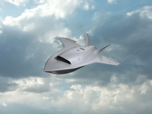 Saab FCAS UCAV 3D Model