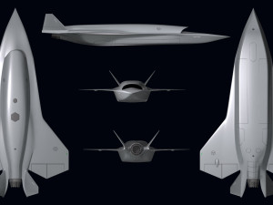 Saab FCAS UCAV 3D Model