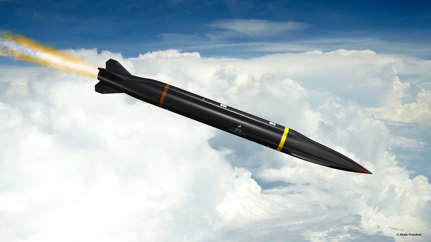 Lockheed Martin Mako Missile 3D Model .c4d .max .obj .3ds .fbx .stl .blend 