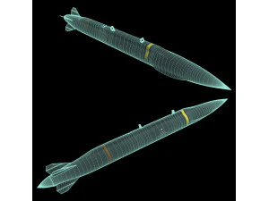 Lockheed Martin Mako Missile 3D Model