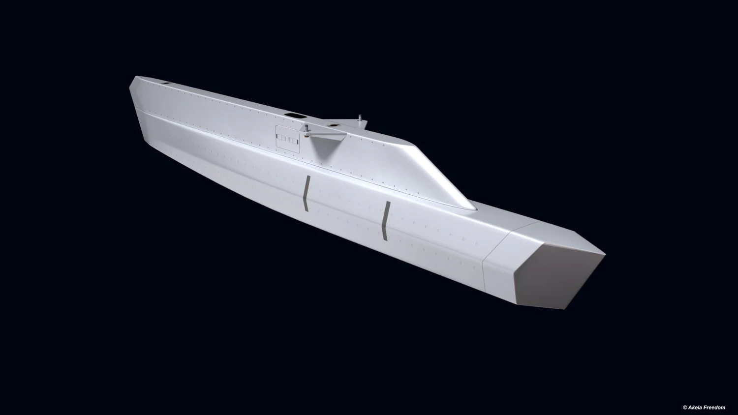 Sensor Pod for F-22 Raptor 3D Model .c4d .max .obj .3ds .fbx .stl .blend 