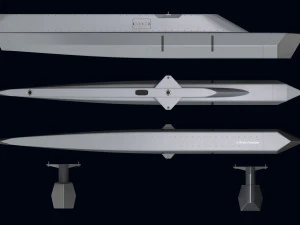 Sensor Pod for F-22 Raptor 3D Model
