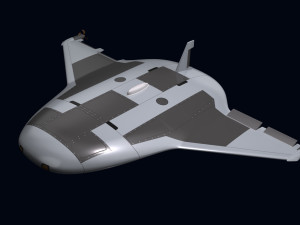 Manta Ray UUV Model 3D