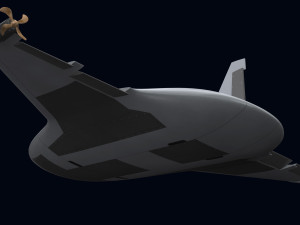 Manta Ray UUV Model 3D