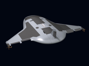 Manta Ray UUV Model 3D