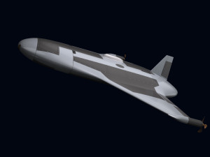 Manta Ray UUV Model 3D