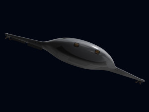 Manta Ray UUV Model 3D