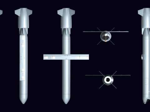 Wind Demon Missile 3D 模型