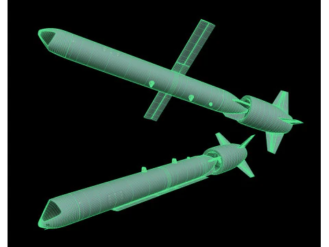 Wind Demon Missile 3D Model