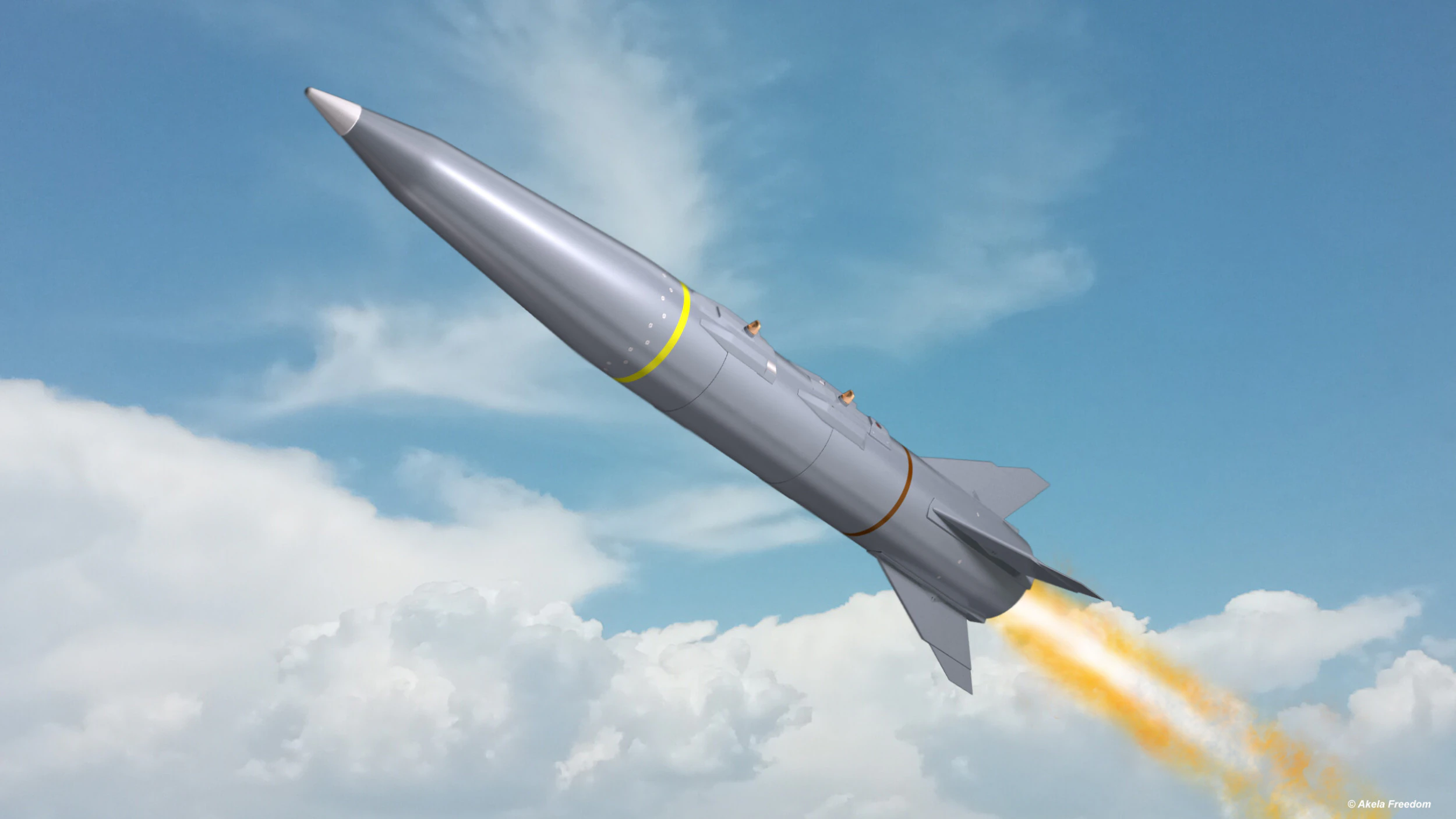 Air LORA Missile 3D Model .c4d .max .obj .3ds .fbx .stl .blend 