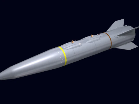 Air LORA Missile 3D Model