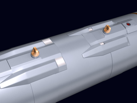 Air LORA Missile Modello 3D