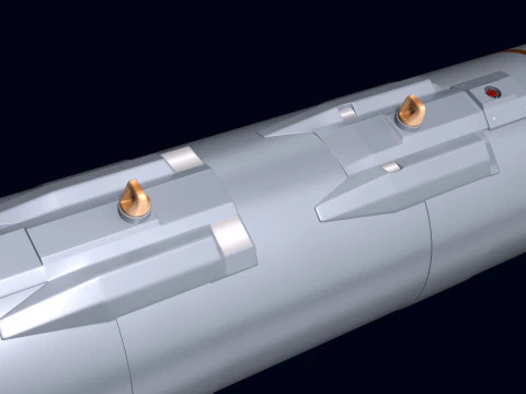 Air LORA Missile 3D Model